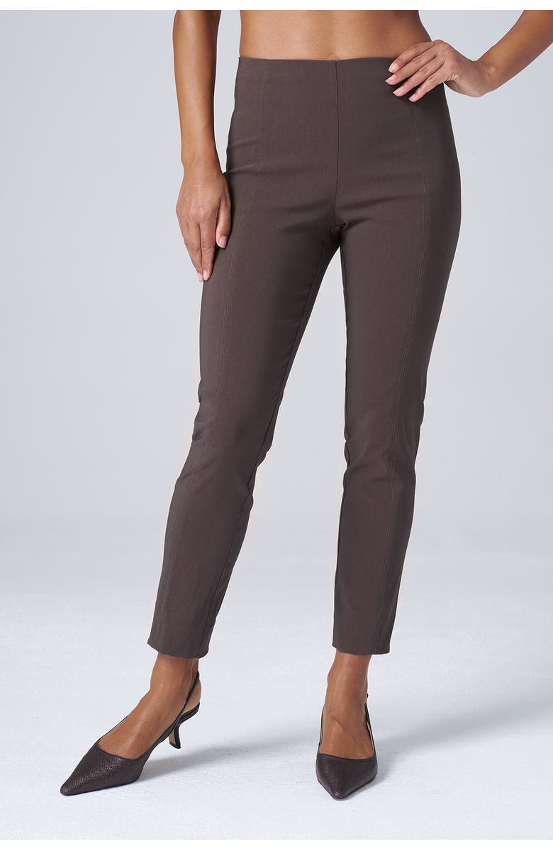All Season Slim Stretch Ankle Pant With Back Slit