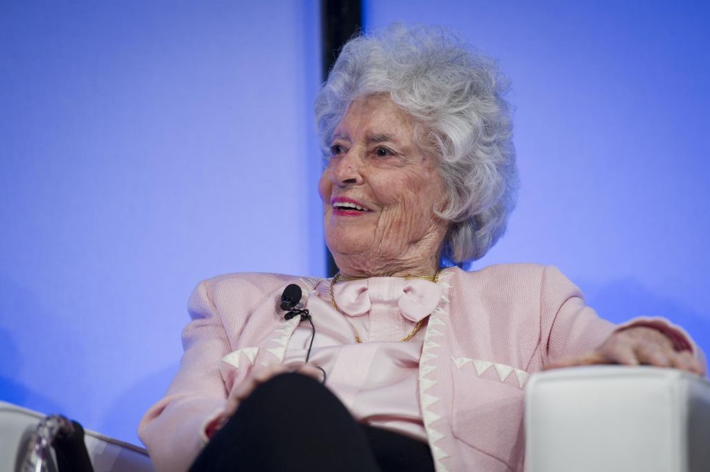 Annie Glenn is pictured at a celebration dinner at The Ohio State University honoring the 50th anniversary of John Glenn&#039;s historic flight aboard Friendship 7, on Feb. 20, 2012, in Columbus, Ohio.