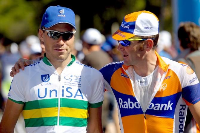 Mitch Docker and Graeme Brown in 2011