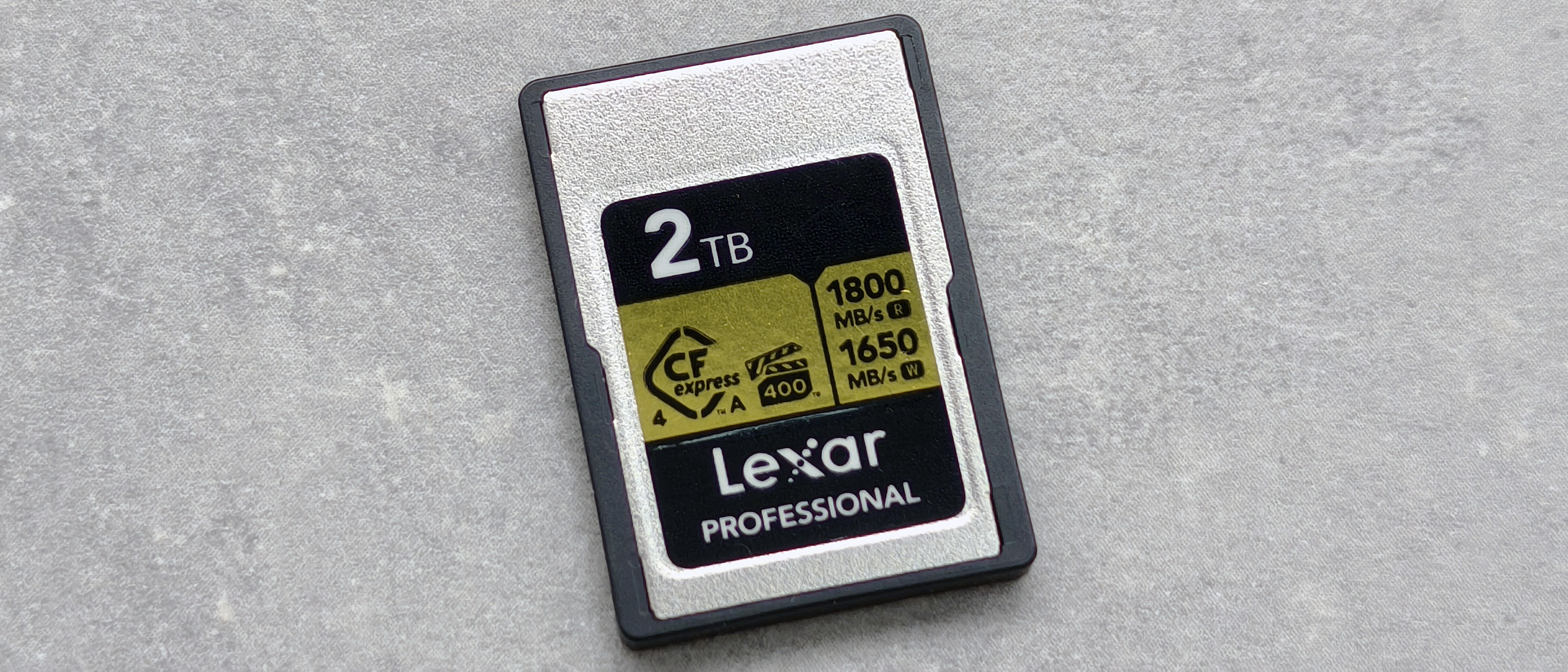Lexar Professional GOLD CFexpress 4.0 Type A card
