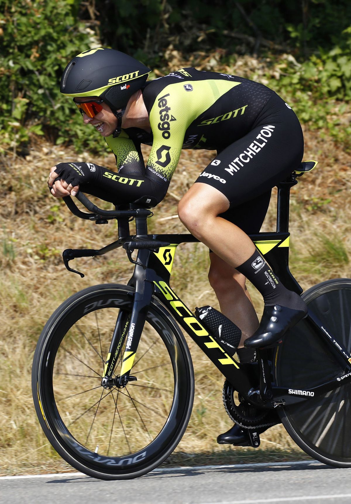 Edoardo Affini (Mitchelton Scott) just missed out on the podium in the Italian national championships