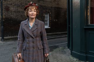 Lesley Manville stars as Mrs. Harris in director Tony Fabian's MRS.HARRIS GOES TO PARIS.