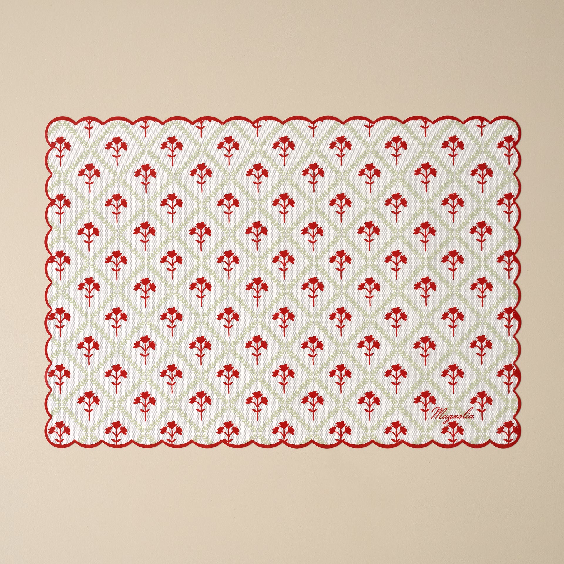 Holiday Scalloped Baking Mat