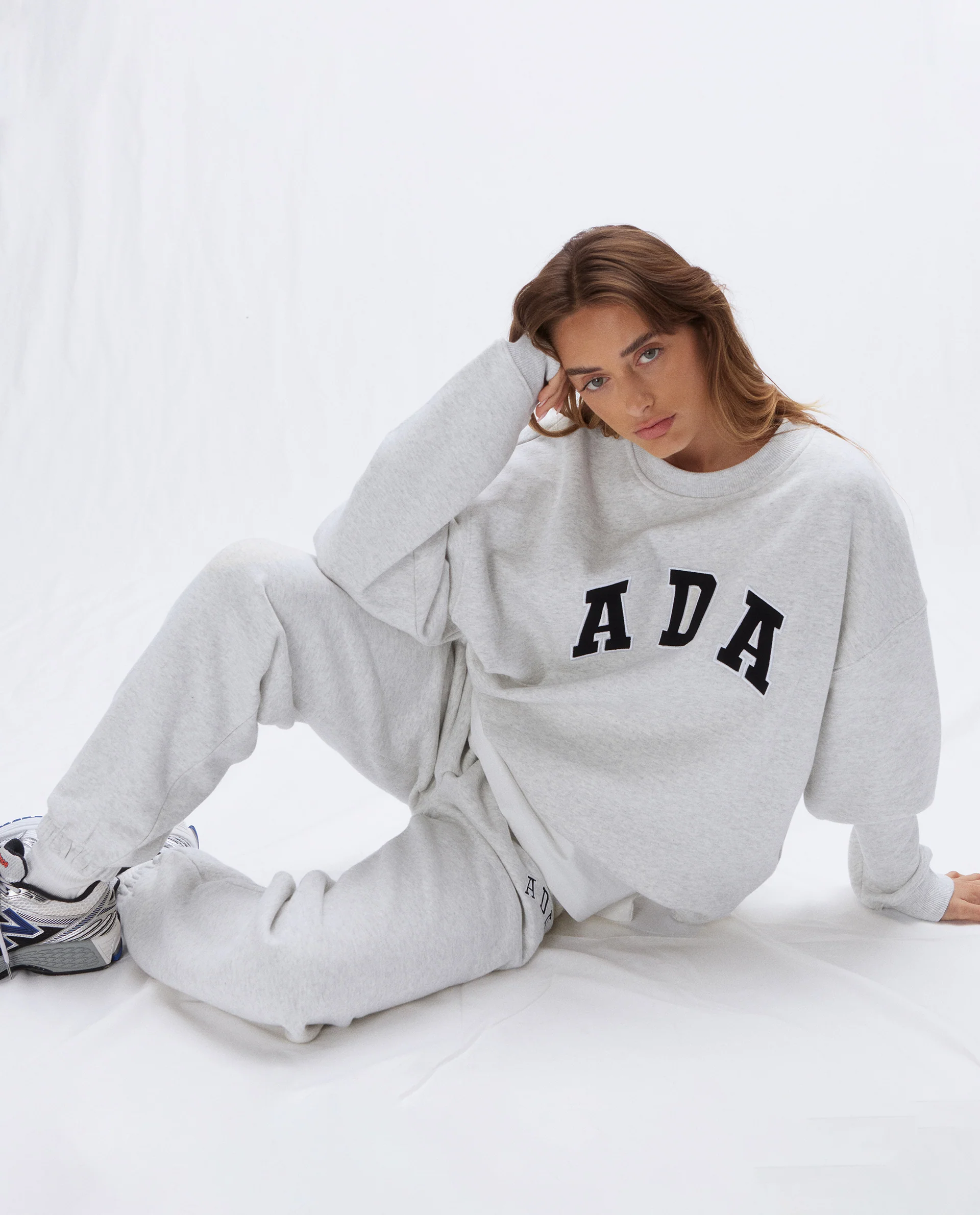 Adanola, Ada Oversized Sweatshirt - Light Grey Melange