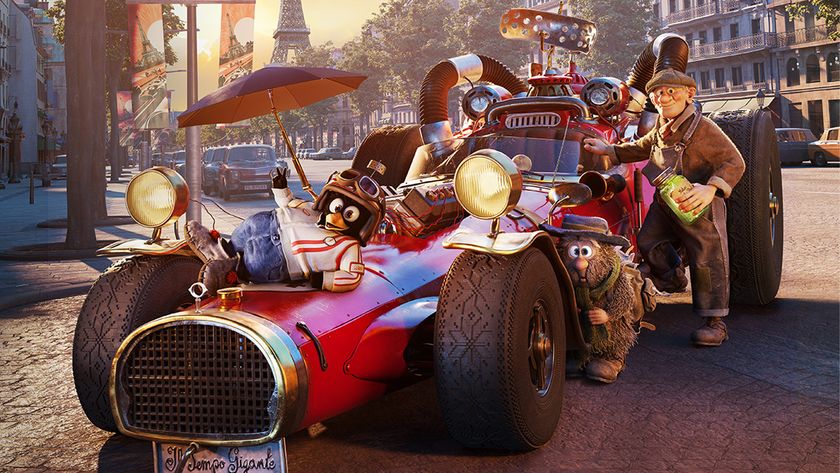 Steampunk like cars race in Paris and a desert
