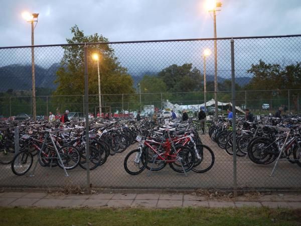 Racer bike storage
