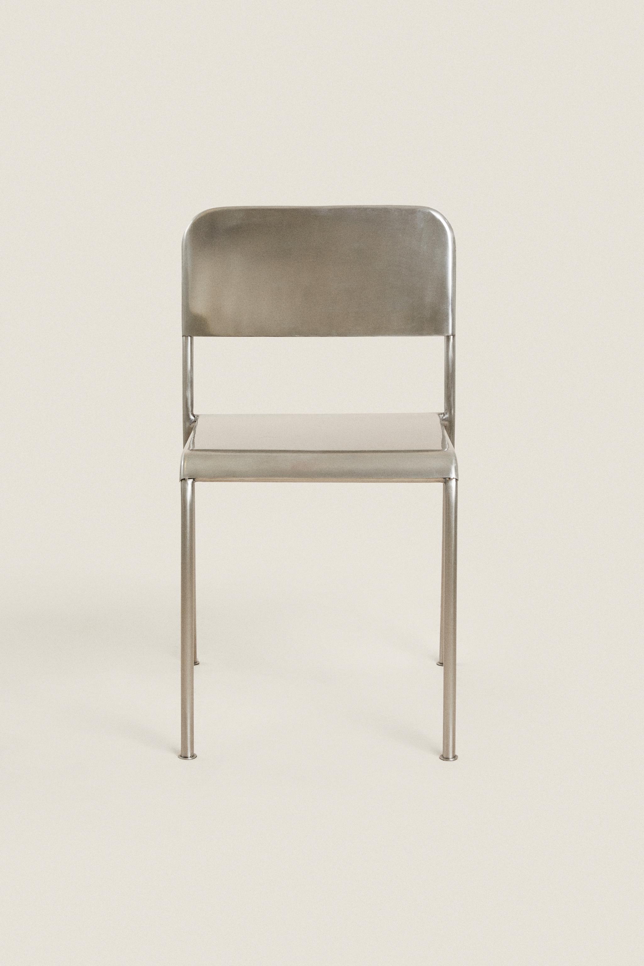 Textured Steel Chair
