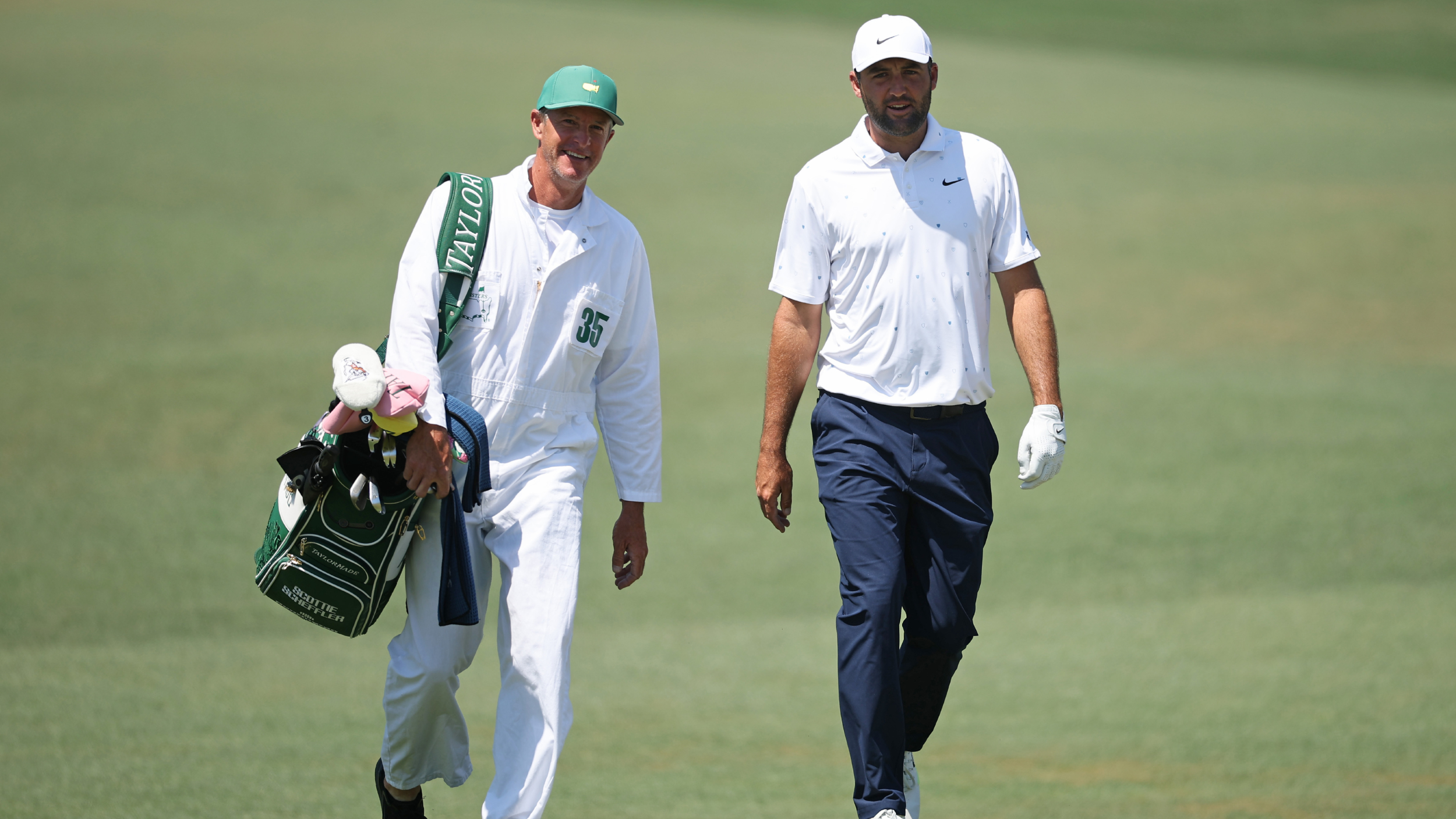 Ted Scott and Scottie Scheffler