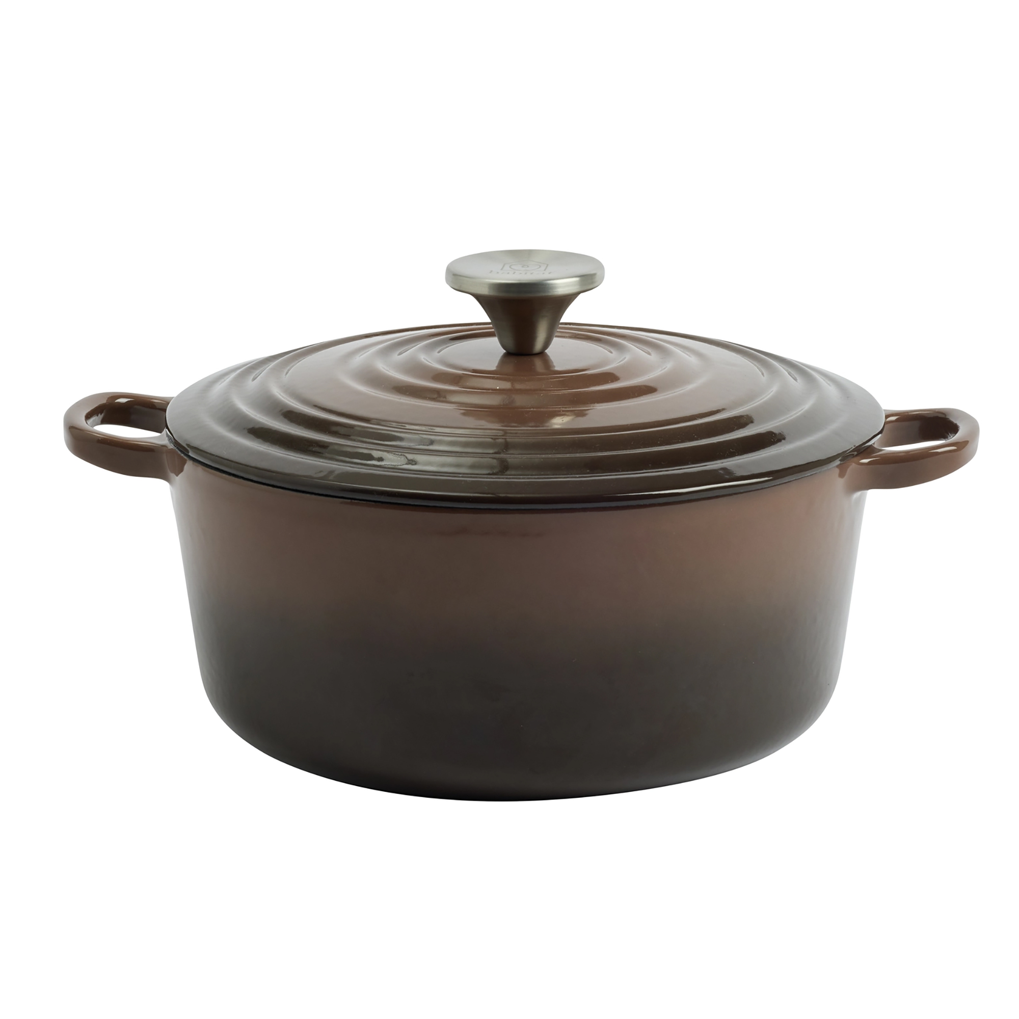 Habitat Chocoalte cast iron casserole dish 