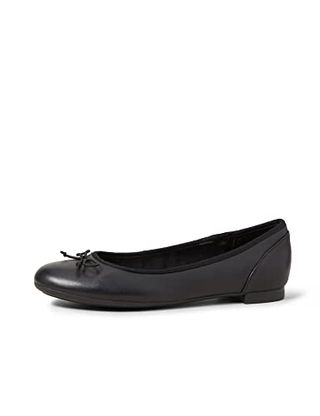 Clarks Women's Couture Bloom Ballet Flat, Black, 3.5 Uk