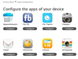 I'm watch Apps Configuration