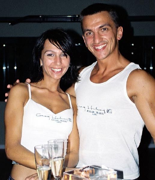 Fantasy Giro winner Marcin Kadzielawski (right)
