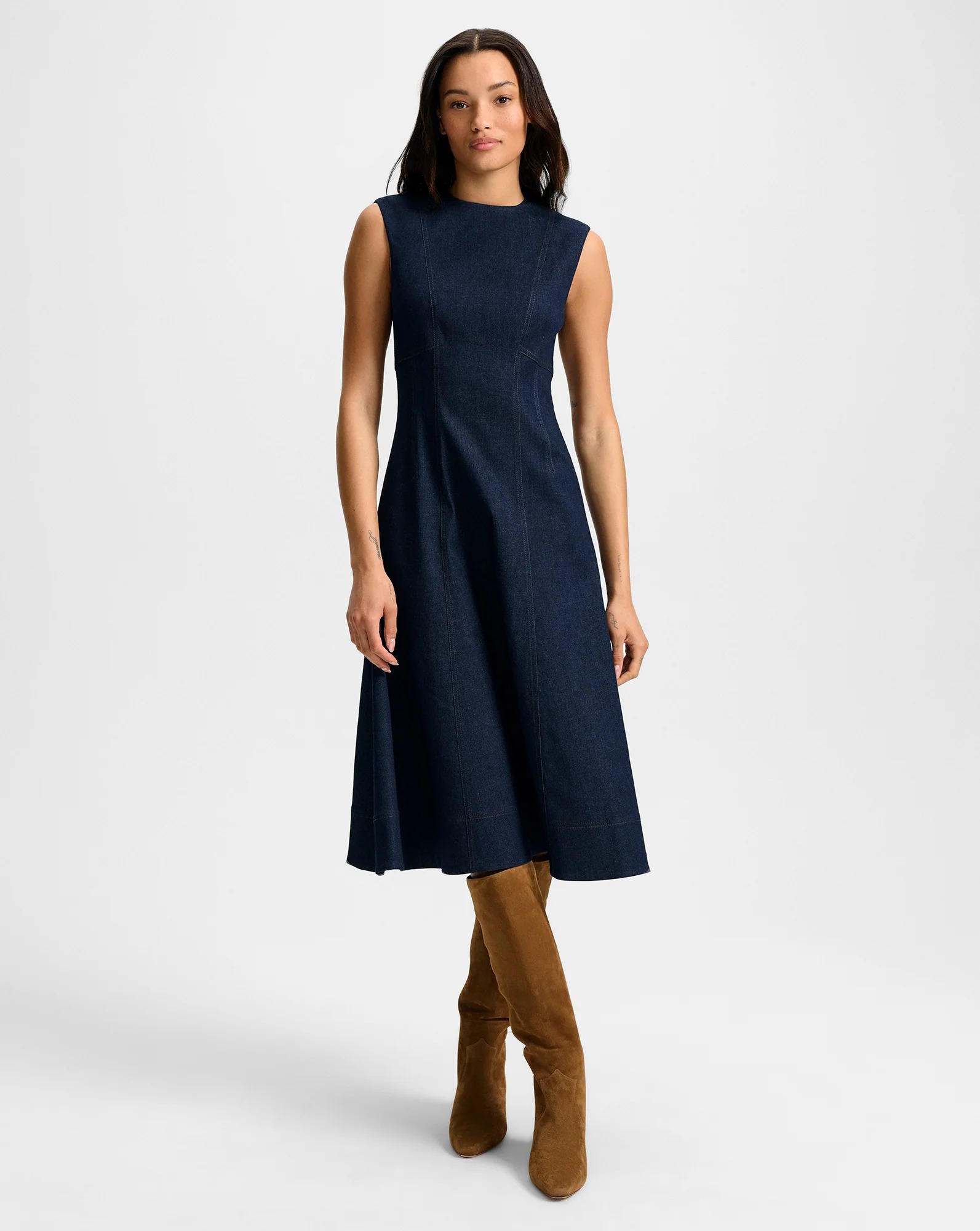 veronica beard, Dulce Denim Midi Dress