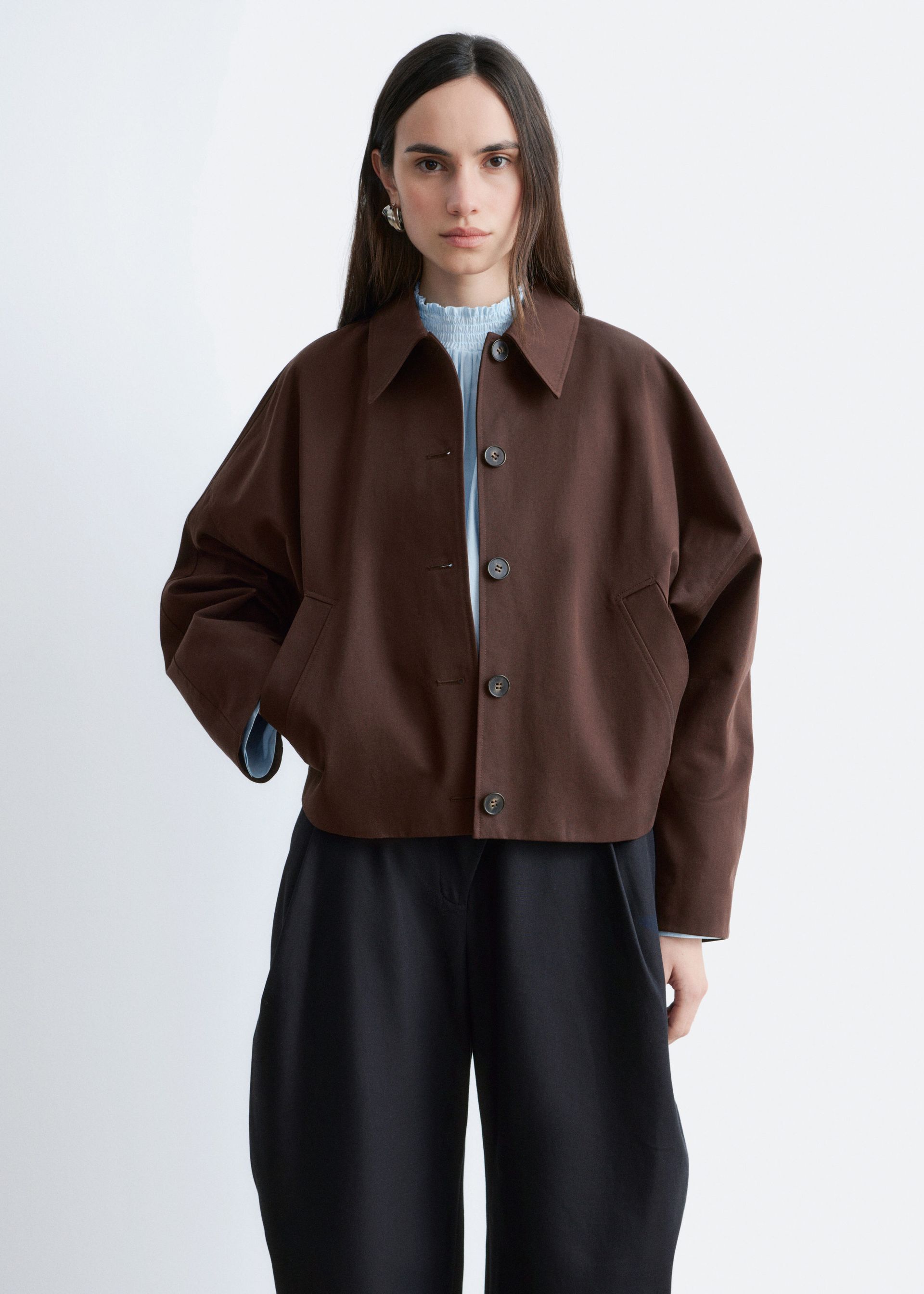 Boxy Cotton Jacket