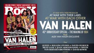 The cover of Classic Rock 334, featuring Van Halen