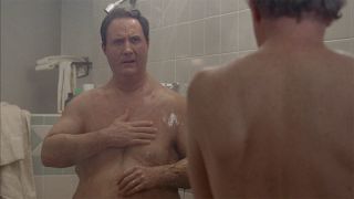 Robert John Burke as Billy Halleck showering in Thinner