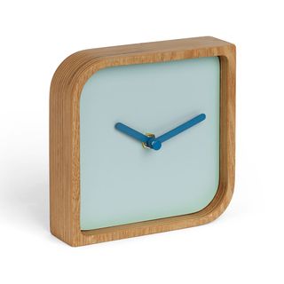 wooden frame clock