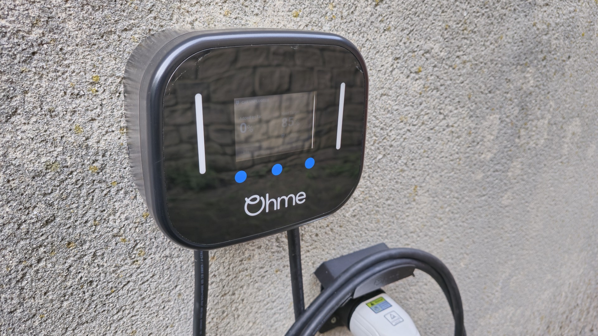 Ohme Home Pro installed on wall
