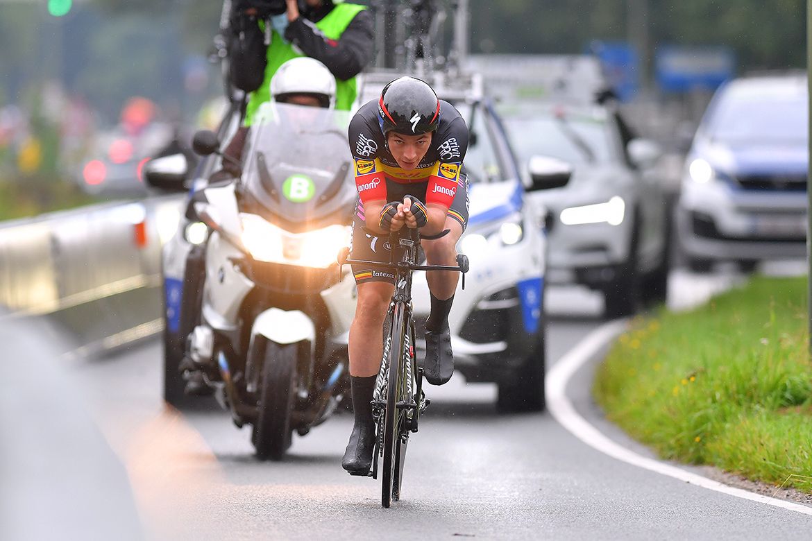 Belgian champion Yves Lampaerts with a strong ride