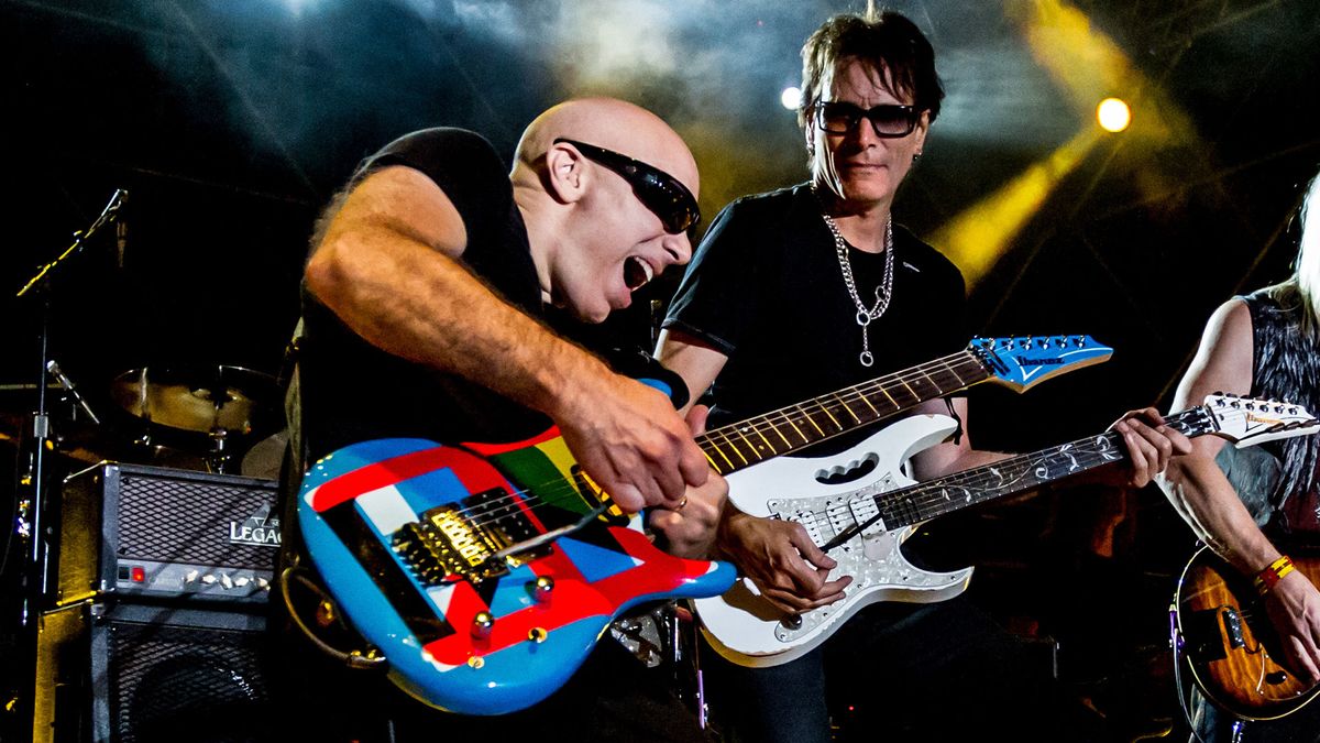 Joe Satriani and Steve Vai