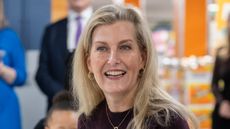 Sophie, Duchess of Edinburgh meets customers in the café during a visit to "The Company Shop - community hub" on January 15, 2025