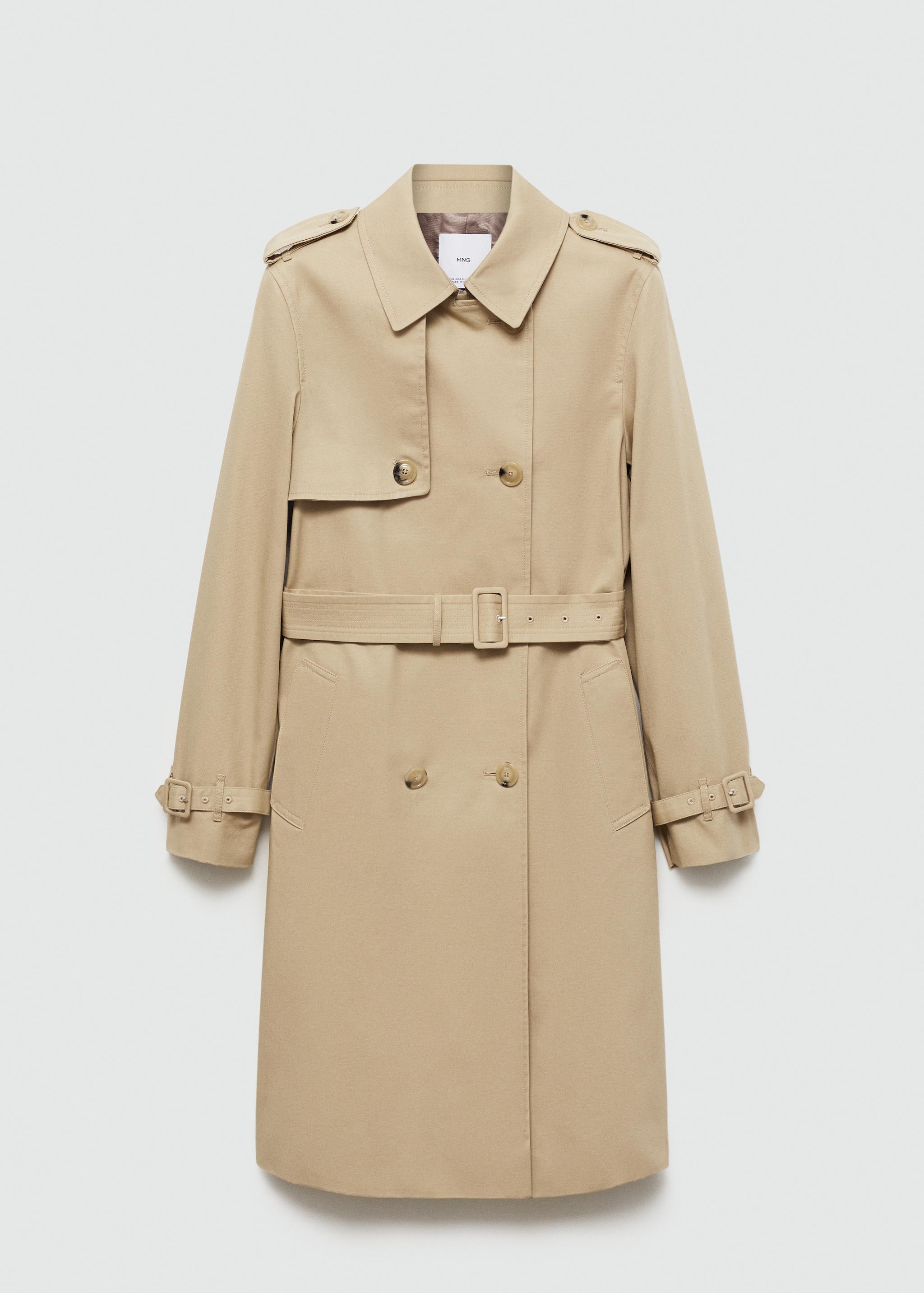 Classic Trench Coat With Belt - Women | Mango Usa