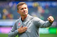 INGLEWOOD, CA - JUNE 28: Canada head coach Jesse Marsch heart felt gratitude to the fans after a game between Canada and South Africa at Los Angeles Stadium on June 28, 2026 in Inglewood, California. (Photo by Robin Alam/ISI Photos/ISI Photos via Getty Images)