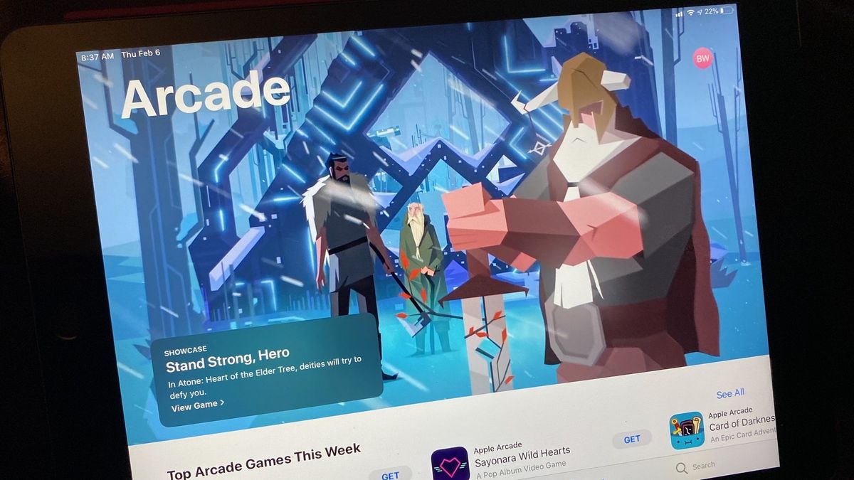 Apple Arcade on 2019 iPad