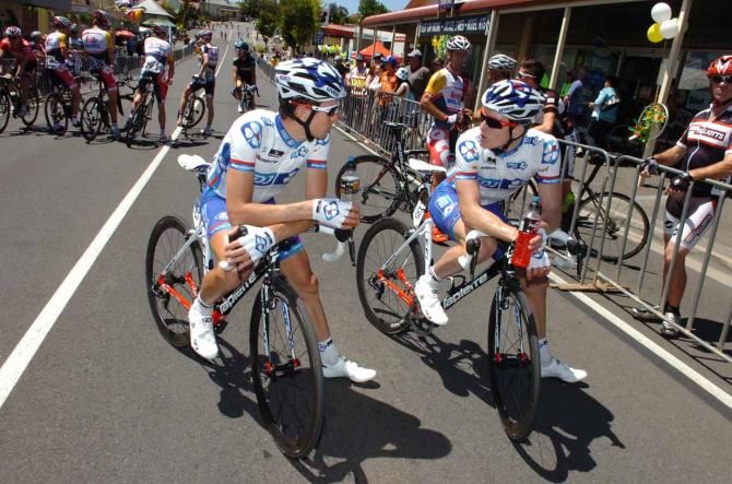 Arnaud Demare (FDJ) mulls over his second place finish on stage 1 of the Tour Down Under.