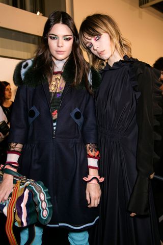Kendall Jenner and Edie Campbell