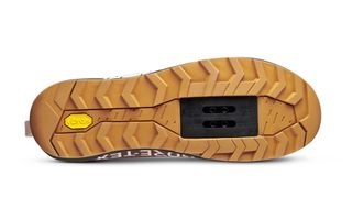 Details of the sole on the Ergolace GTX PEdALED x Fizik MTB shoe