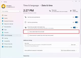 Show abbreviated time and date