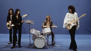 Queen perform 'Killer Queen' on Top Pop TV show on 22nd November 1974