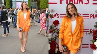 mel c best dressed at wimbledon outfit