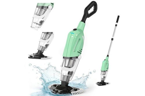 Rechargeable Pool Vacuum Cleaner, 120l/min Flow Rate, Green