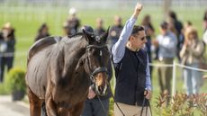Alex Bragg and Quindiva at the Maryland 5 Star first trot-up for the 2025 competition.