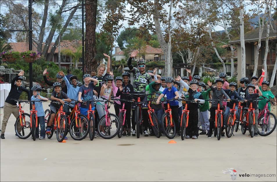 Peter Sagan with the Boys &amp; Girls Clubs of America