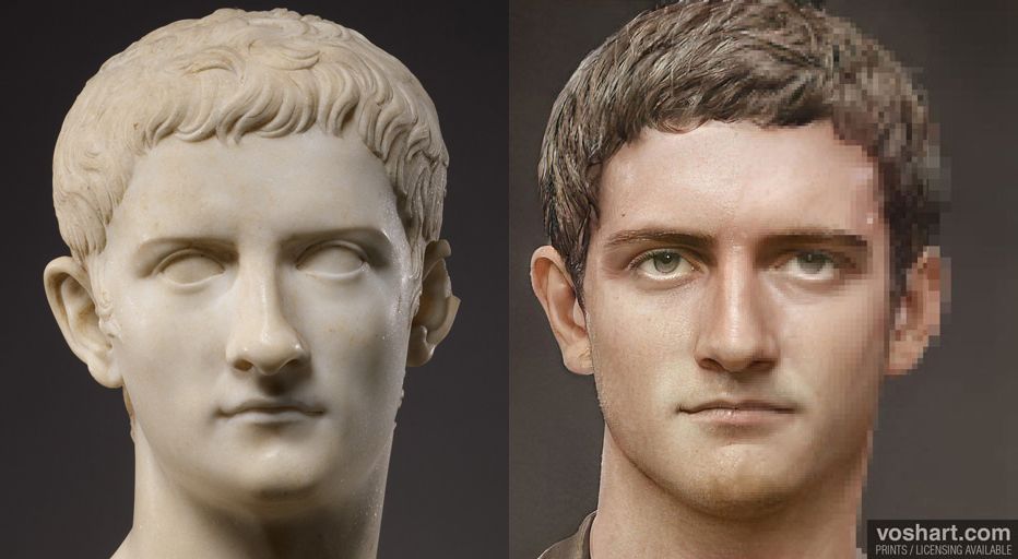 A description of Caligula said the emperor had &quot;a glare savage enough to torture.&quot;