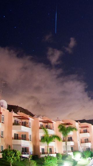 2012 Geminid Meteor Over Tenerife, Spain