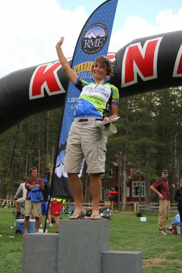 Pro Women's podium at the Breckenridge 100