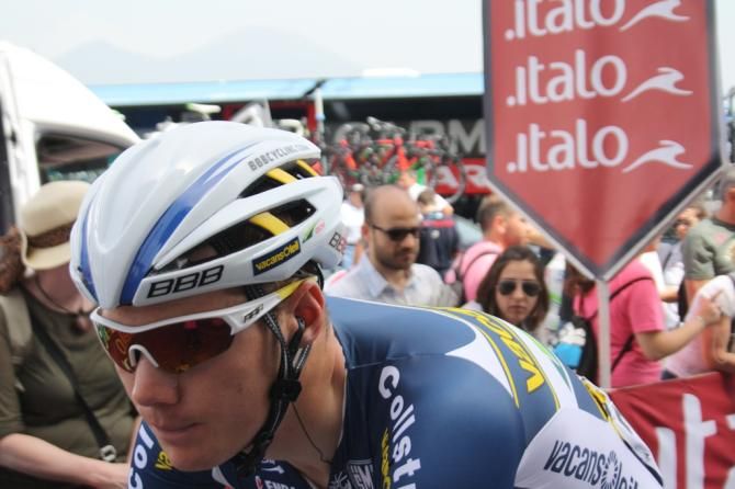 It looks like BBB, Vacansoleil&rsquo;s sponsors, have developed a new aero helmet too. It&rsquo;s the Icarus &ndash; only released last year &ndash; with the central vents filled in and the side ones left open