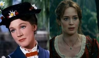 Julie Andrews Emily Blunt Mary Poppins