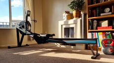a picture of the Merach NovaRow R50 in a sunlit room