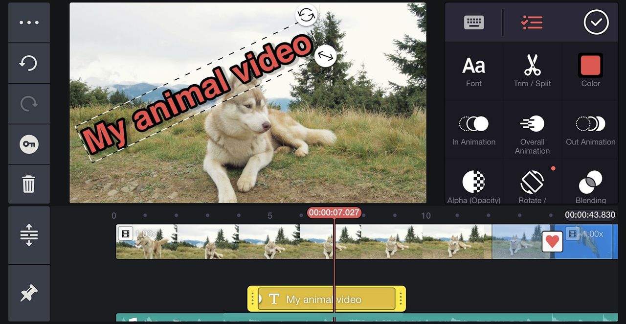 Screenshot of Kinemaster