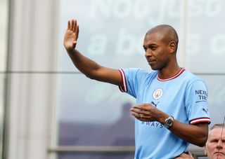 Brazilian midfielder Fernandinho