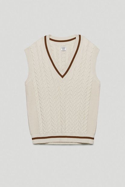 Winston Cable-Knit Sweater Vest