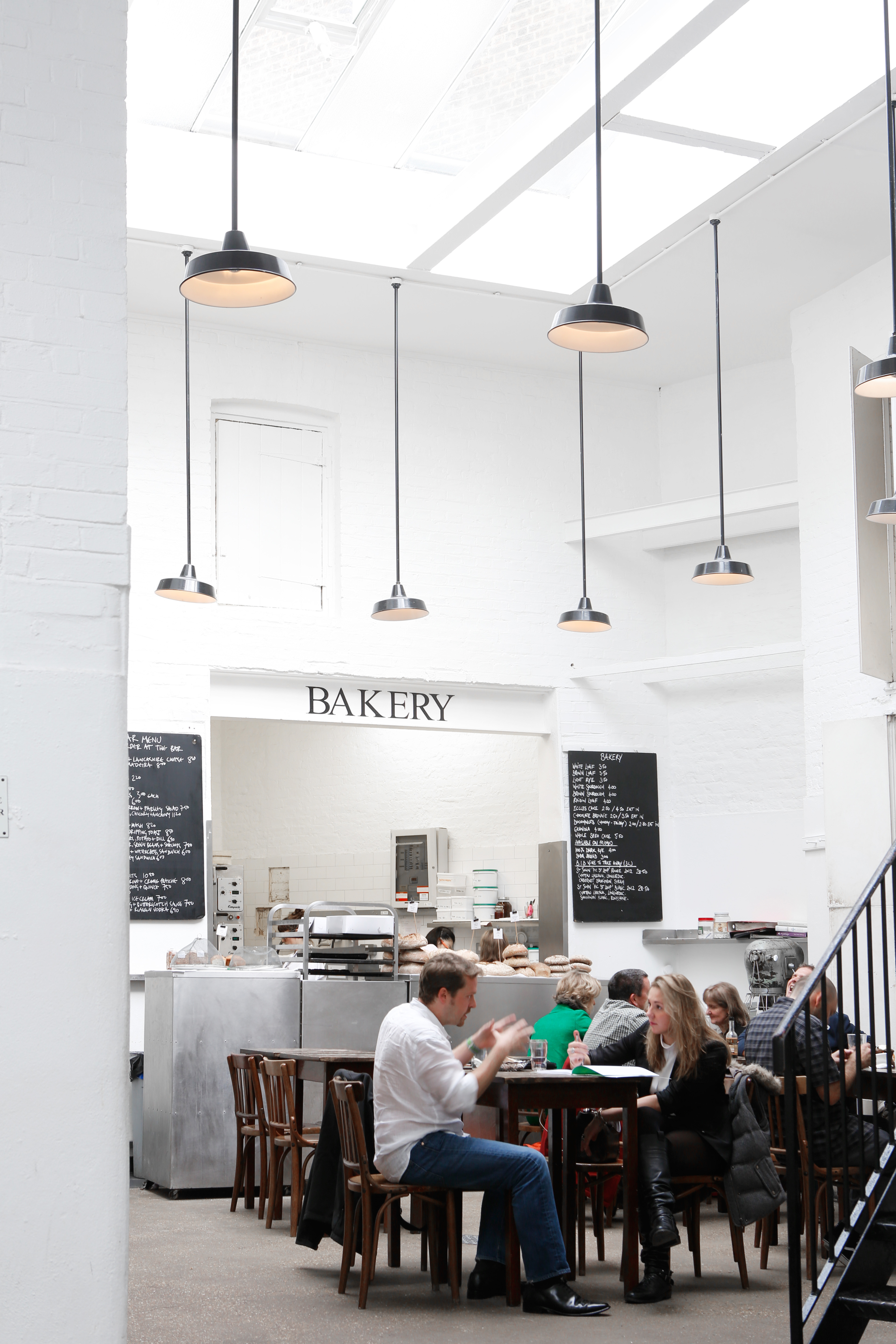 Interior of St JOHN restaurant