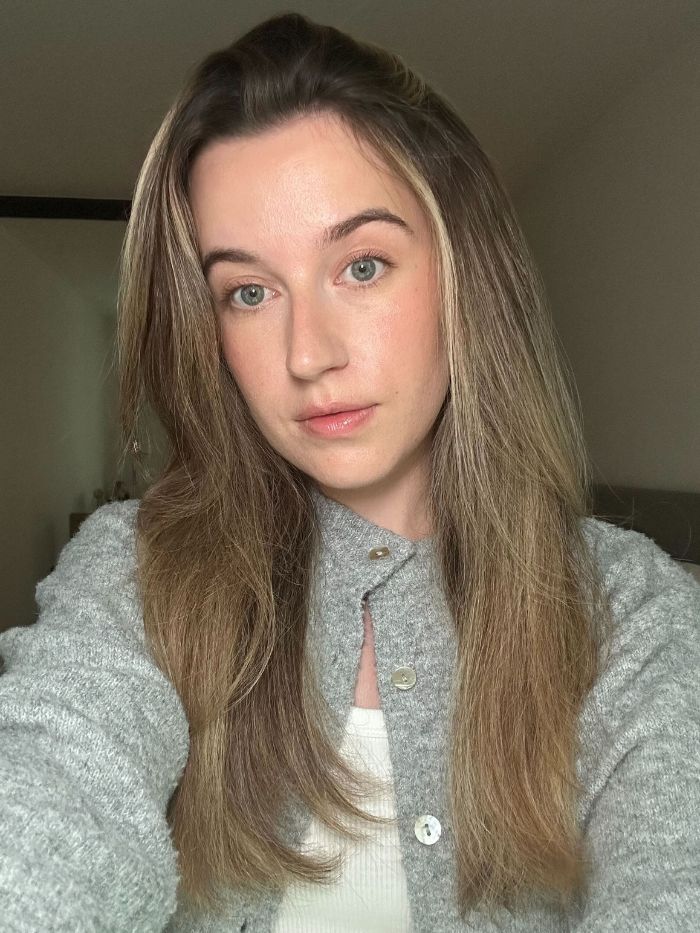 Junior beauty editor Grace Lindsay after using the Kérastase Elixir Ultime Hair Oil