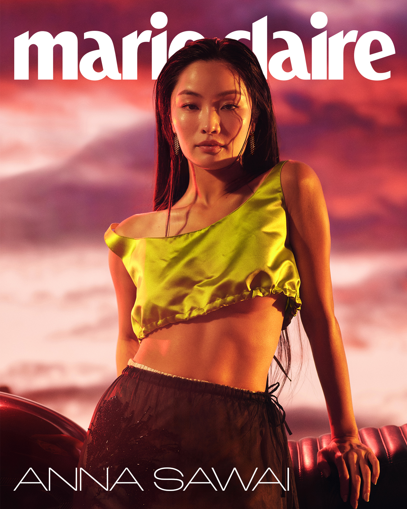 Anna Sawai on the cover of Marie Claire