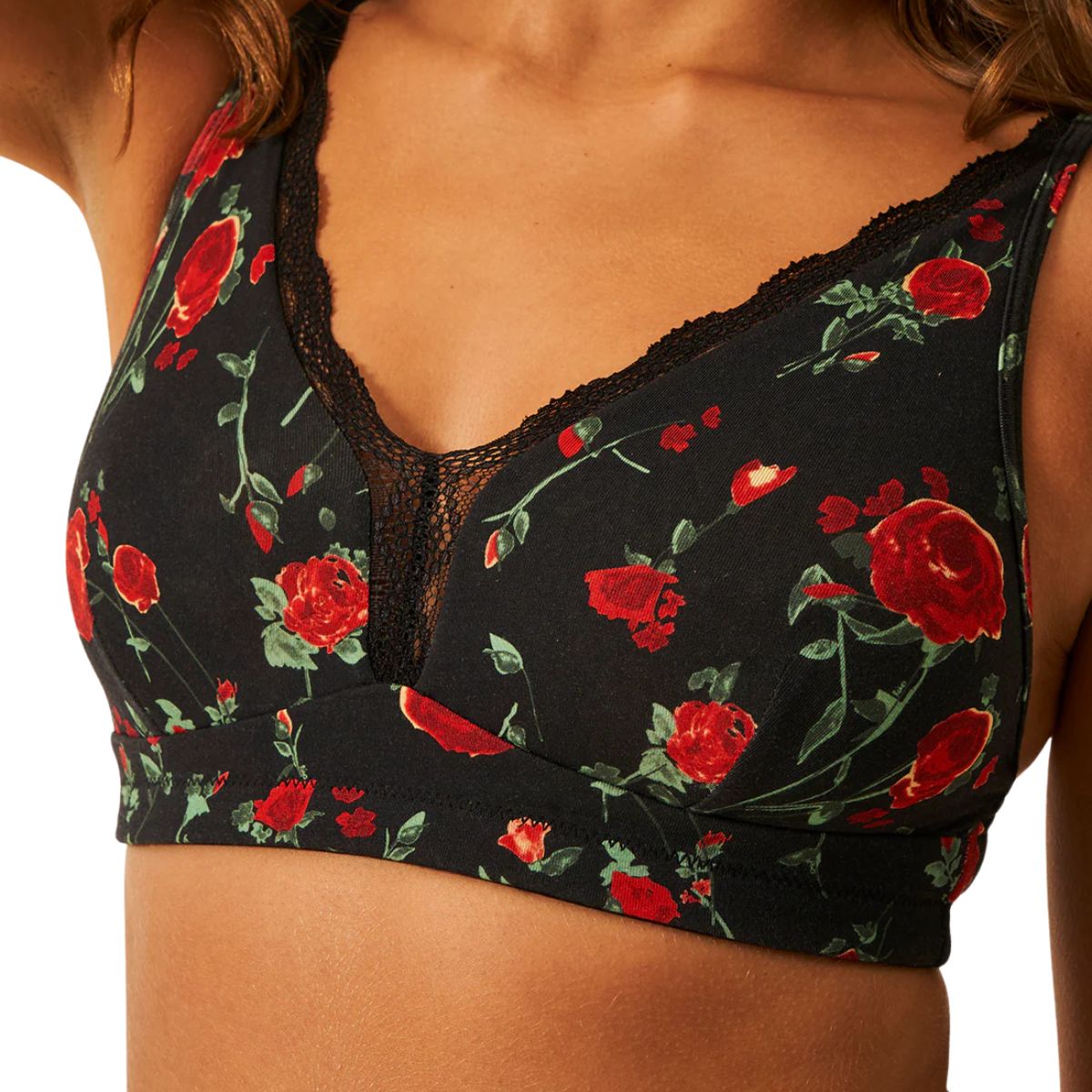 Rixo x S&amp;amp;S Lace Plunge Bra